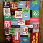 Iowa State University t-shirt quilt