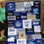 Drake Bulldogs t-shirt quilt