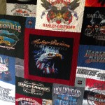 Harley t-shirt quilt, Harley Davidson t-shirt quilt, travel t-shirt quilt