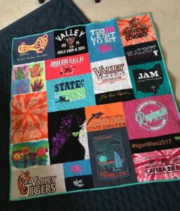 Bourbon T-Shirt Quilt by Campus Quilt — Kentucky Life + Style + Travel Blog